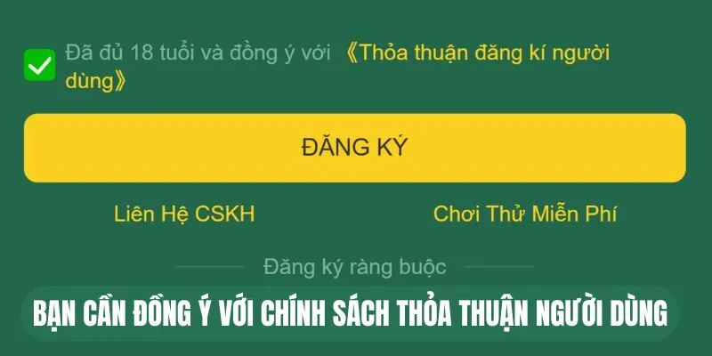 Đăng Ký EV88 - Hướng Dẫn Đơn Giản Chỉ Với 3 Bước 1 Bạn cần đồng ý với chính sách thỏa thuận người dùng