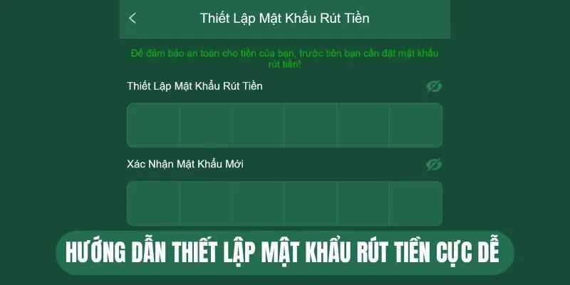 Rút Tiền EV88 - Hướng Dẫn Nhận Thưởng Cực Nhanh Từ Nhà Cái 1 Hướng dẫn thiết lập mật khẩu rút tiền cực dễ